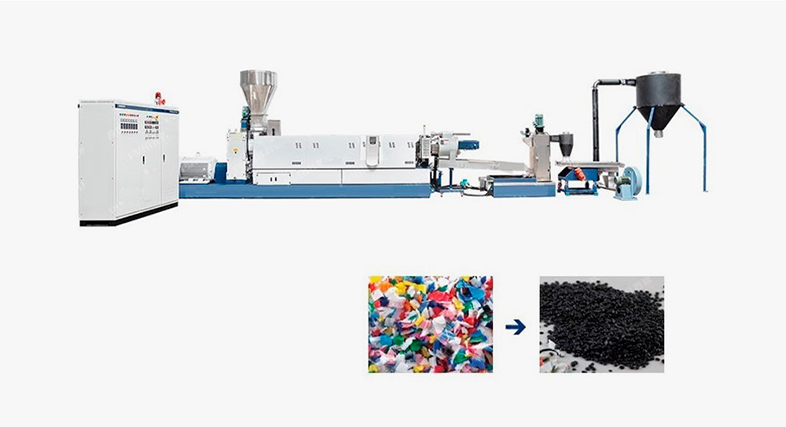 Déchets de l'équipement de granulation de recyclage plastique