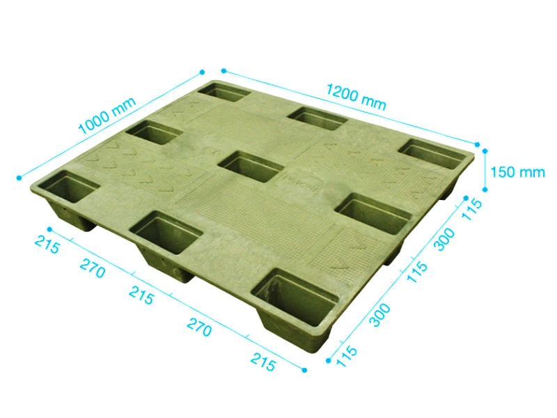 Solution de plateau empilable à neuf pieds